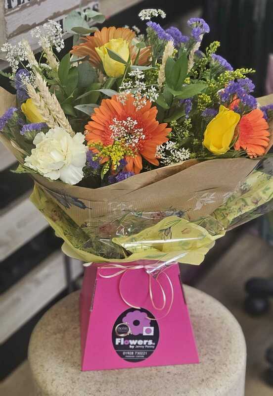 Flowers delivered to customer