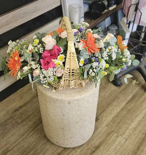 Flowers delivered to customer