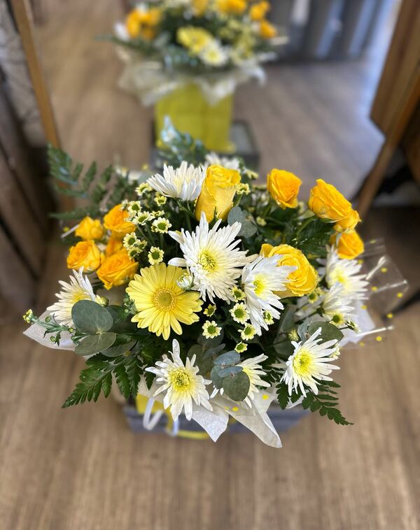 Flowers delivered to customer