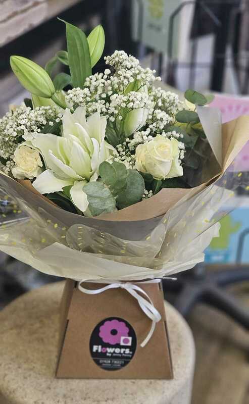 Flowers delivered to customer