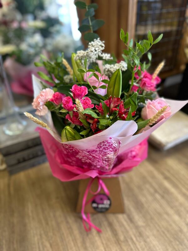 Flowers delivered to customer