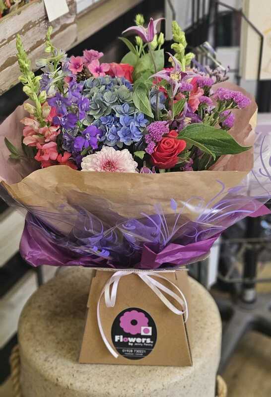 Flowers delivered to customer