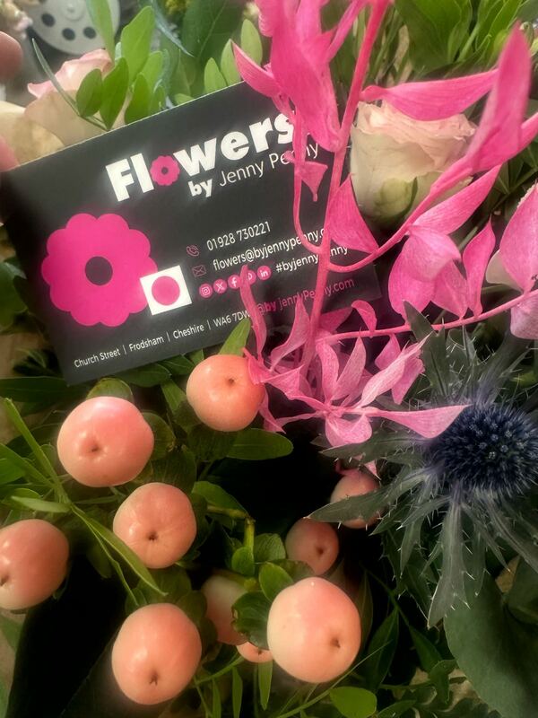 Flowers delivered to customer