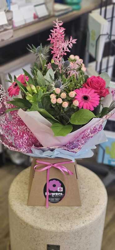 Flowers delivered to customer