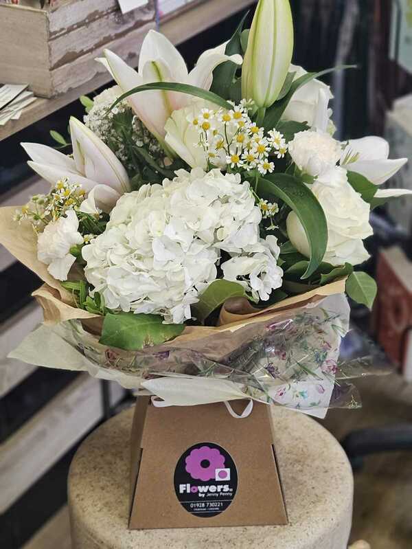Flowers delivered to customer