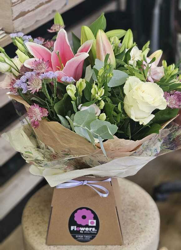 Flowers delivered to customer