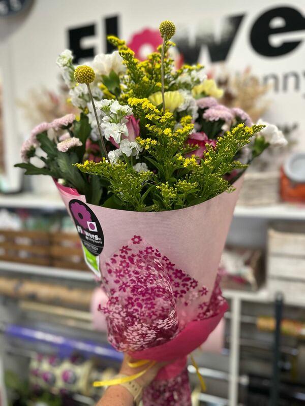 Flowers delivered to customer