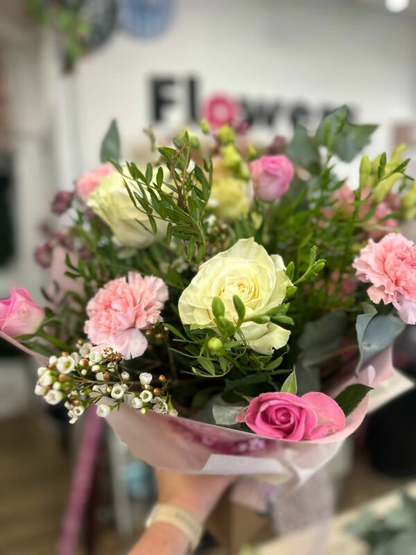 Flowers delivered to customer