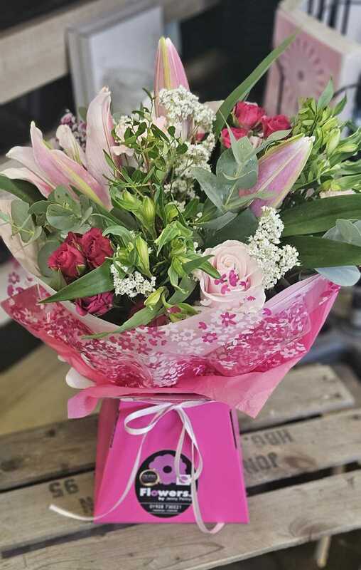 Flowers delivered to customer