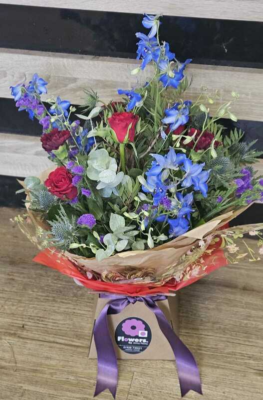 Flowers delivered to customer