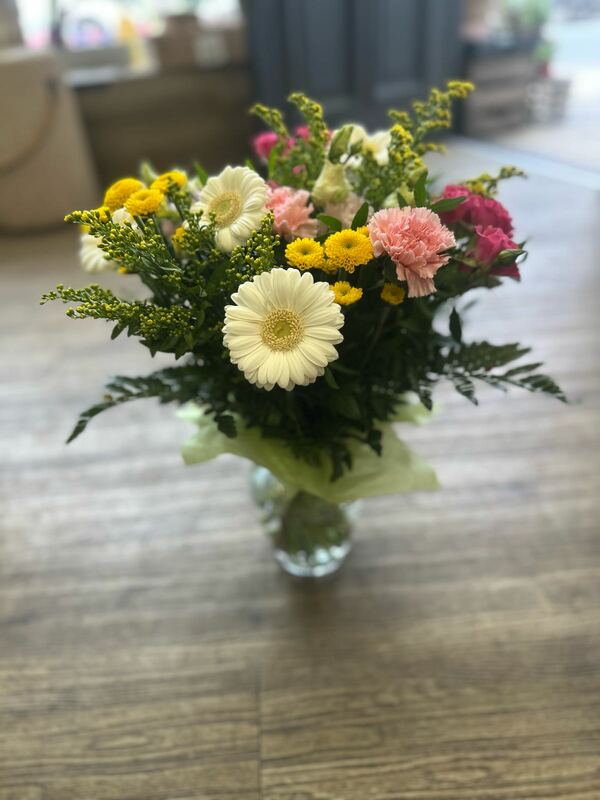 Flowers delivered to customer