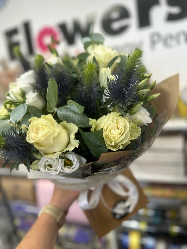 Flowers delivered to customer