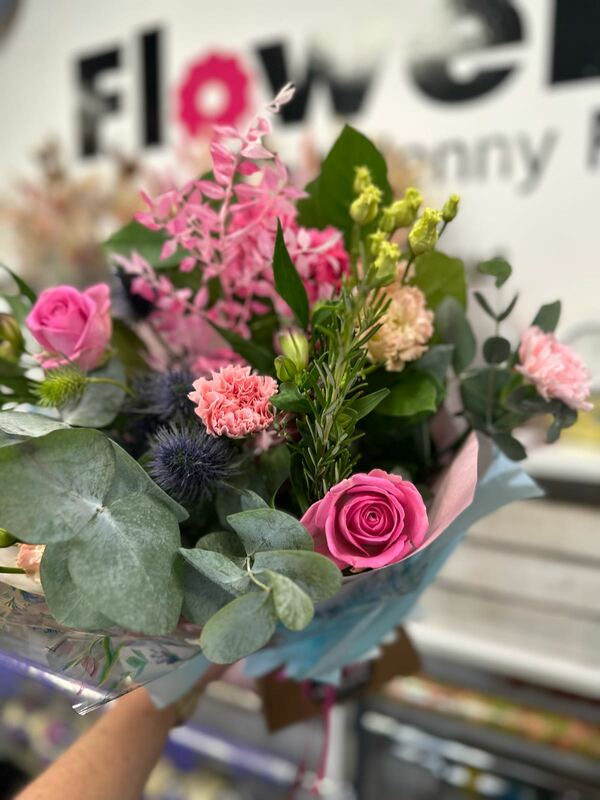 Flowers delivered to customer