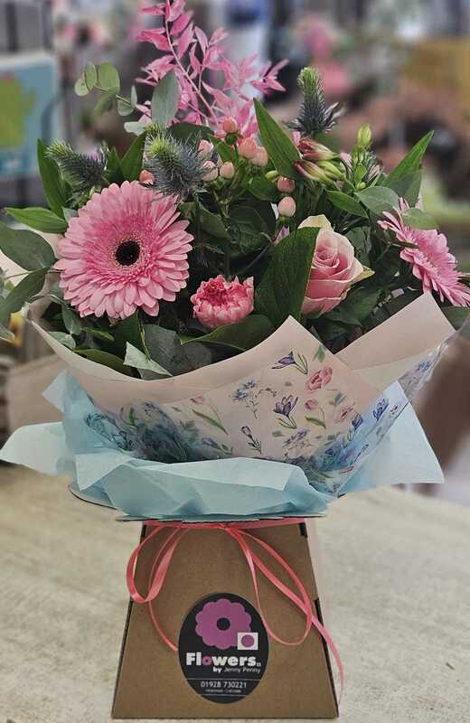 Flowers delivered to customer