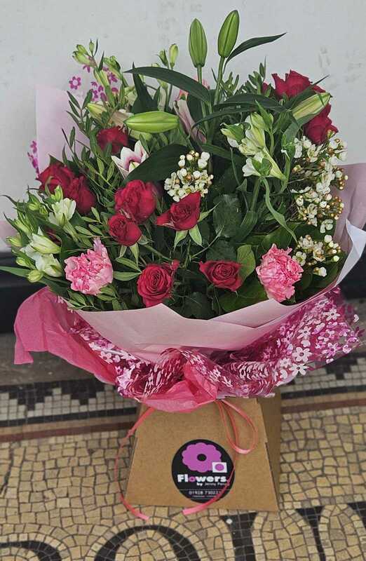 Flowers delivered to customer
