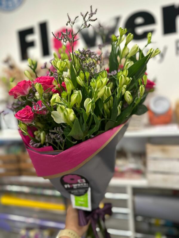 Flowers delivered to customer