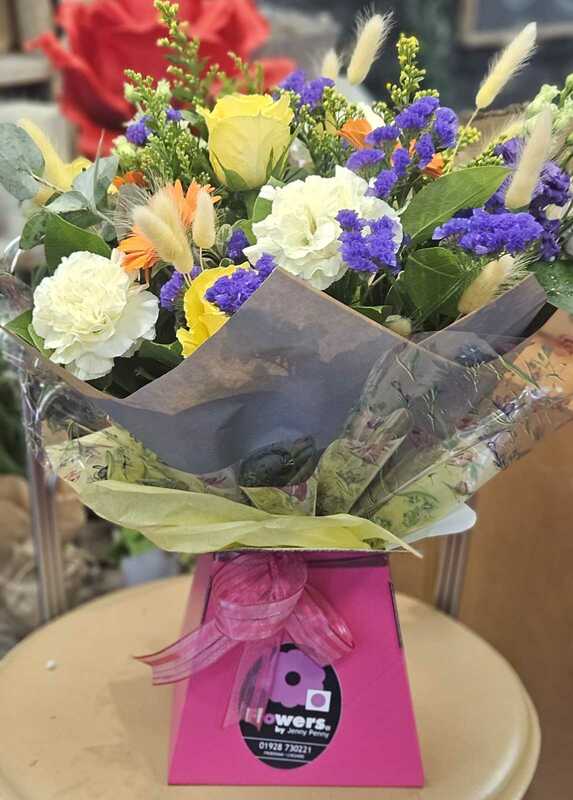 Flowers delivered to customer