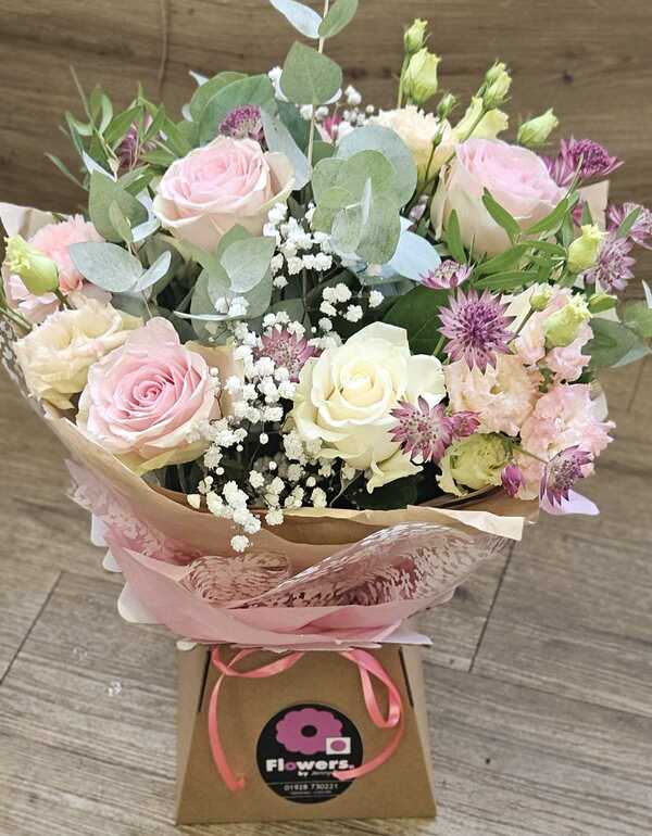 Flowers delivered to customer