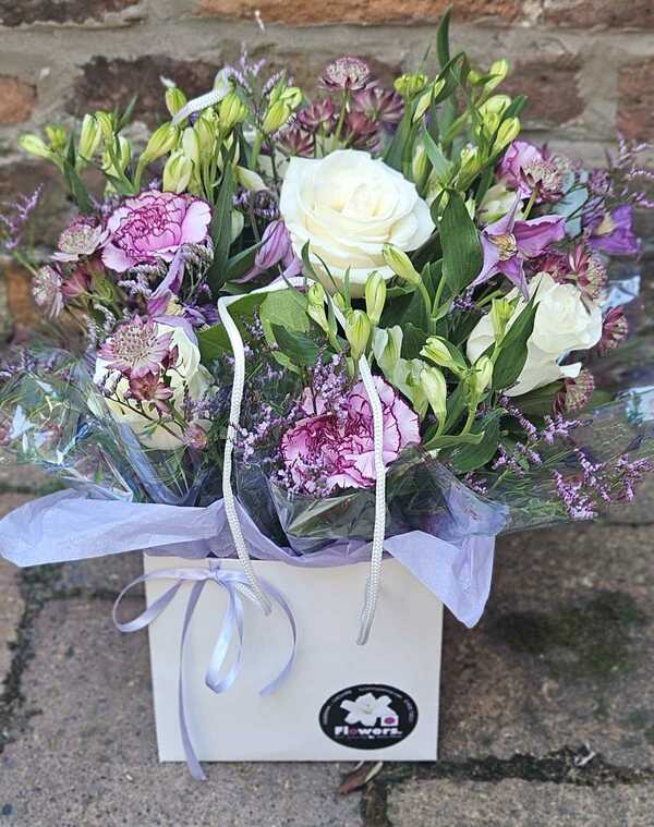 Flowers delivered to customer