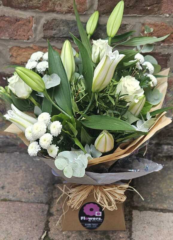 Flowers delivered to customer