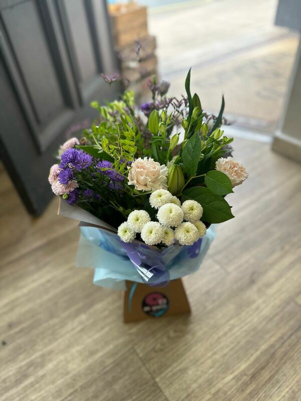 Flowers delivered to customer