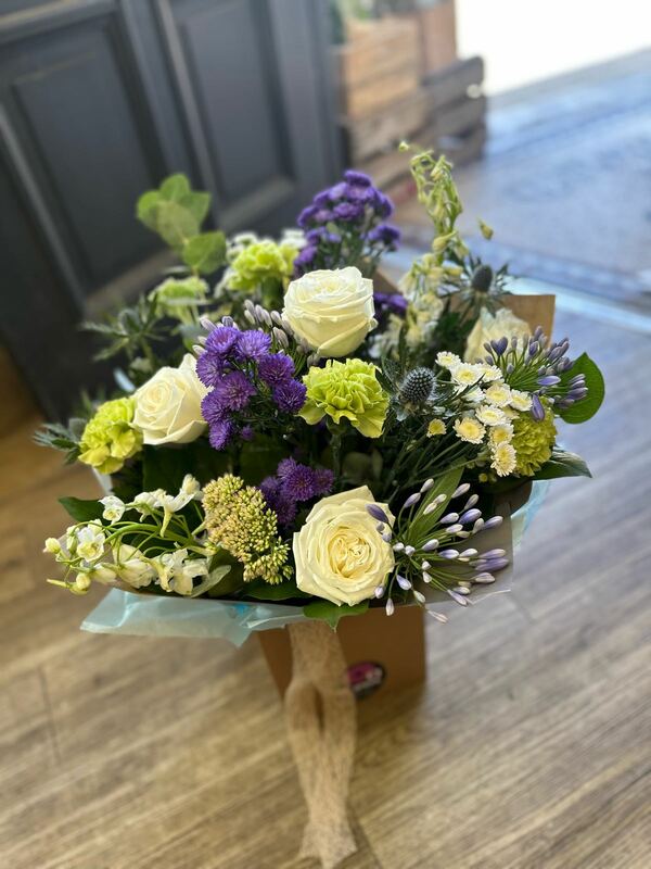 Flowers delivered to customer