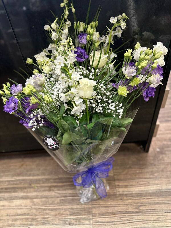 Flowers delivered to customer