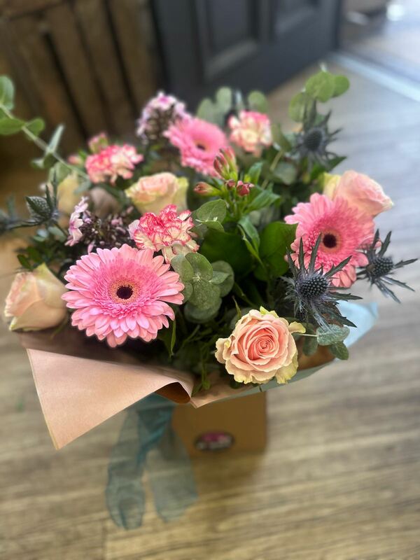 Flowers delivered to customer