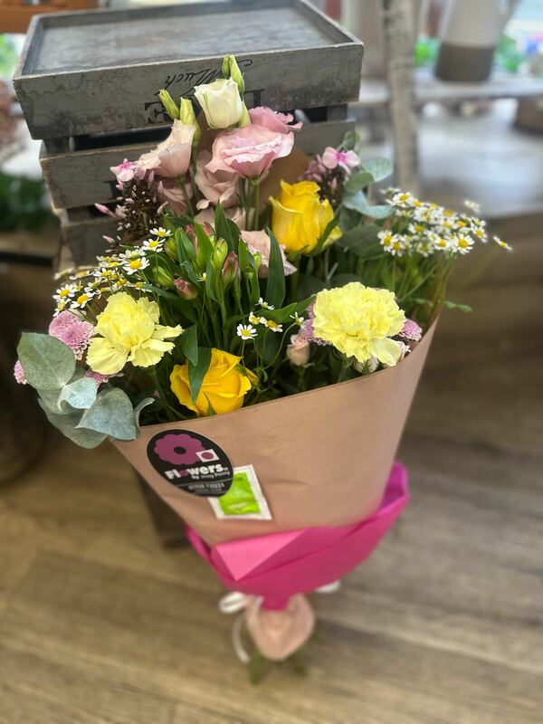 Flowers delivered to customer