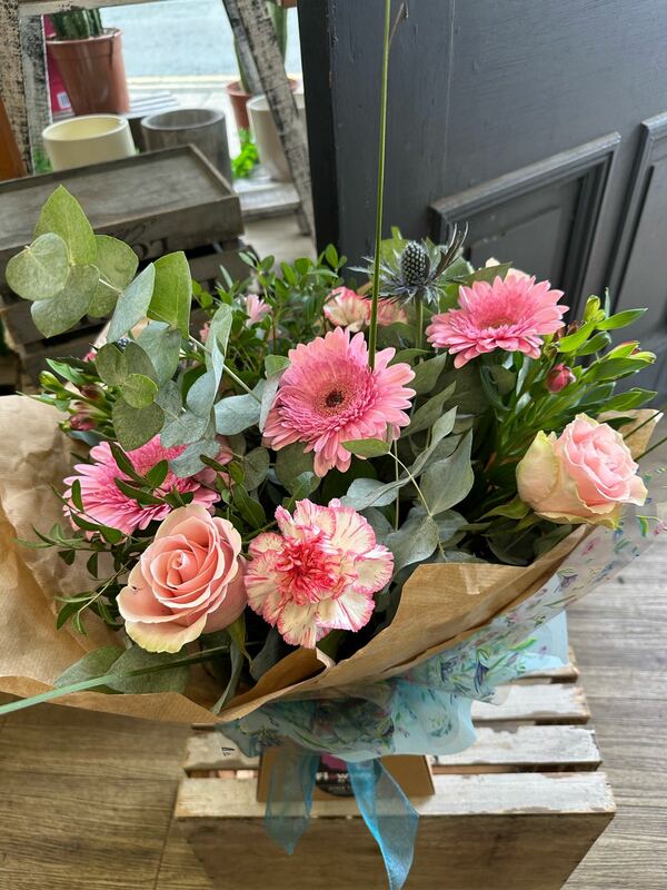Flowers delivered to customer
