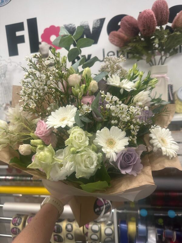 Flowers delivered to customer
