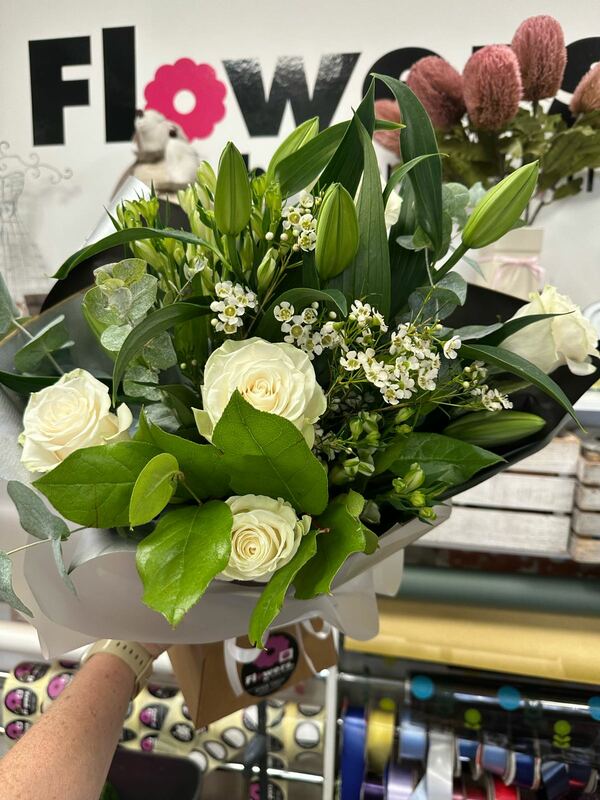 Flowers delivered to customer