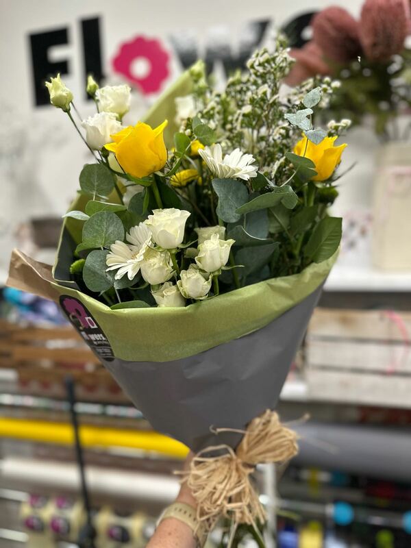 Flowers delivered to customer