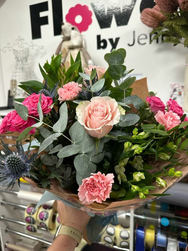 Flowers delivered to customer