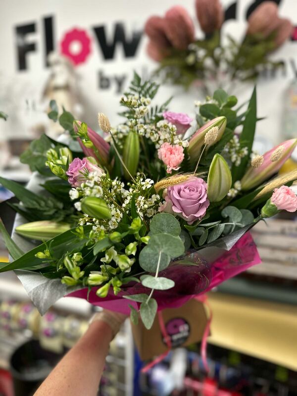 Flowers delivered to customer
