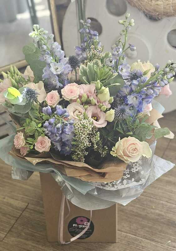 Flowers delivered to customer
