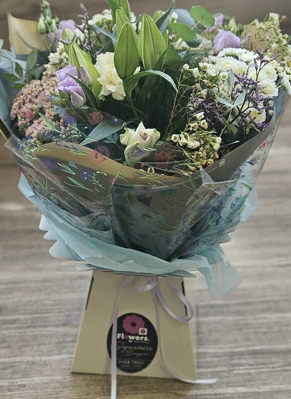 Flowers delivered to customer