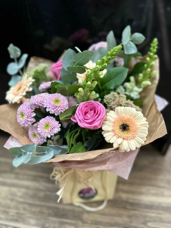 Flowers delivered to customer