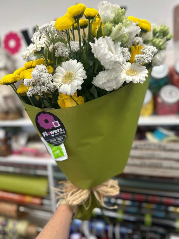 Flowers delivered to customer