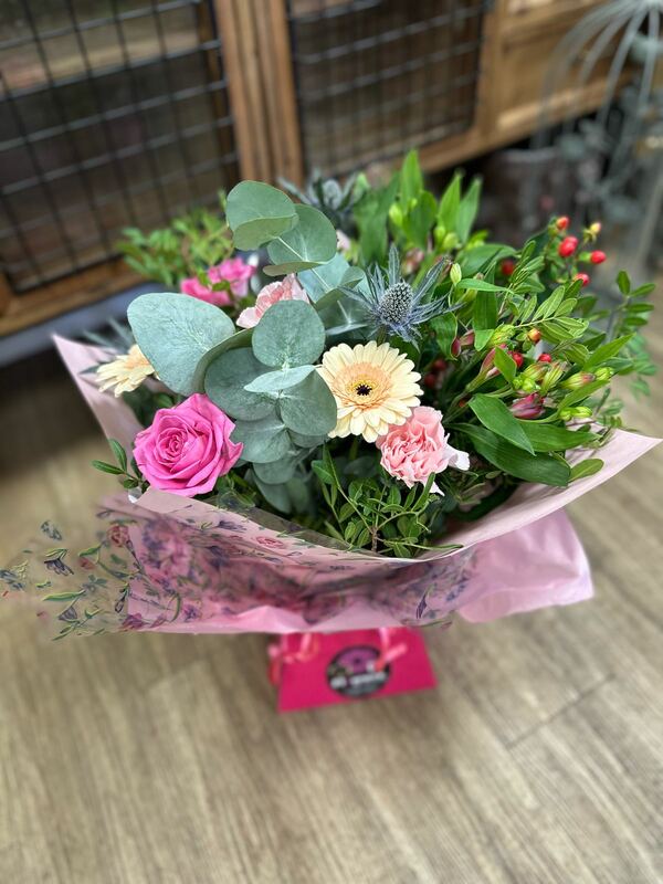 Flowers delivered to customer
