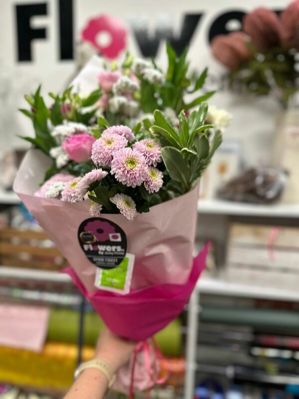 Flowers delivered to customer