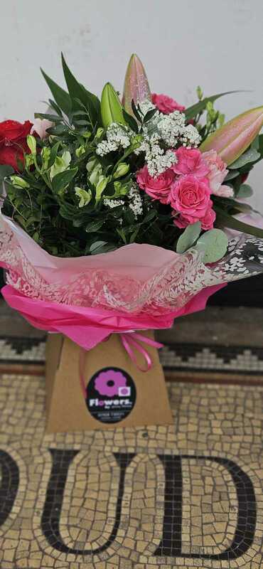 Flowers delivered to customer