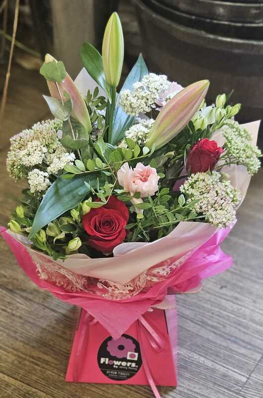 Flowers delivered to customer