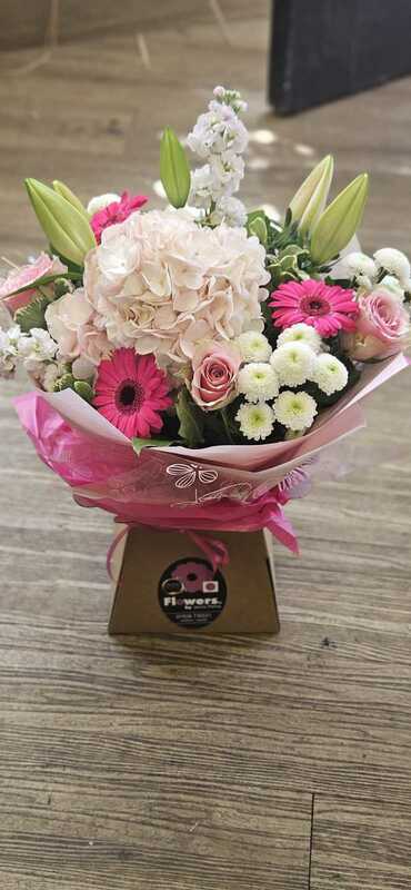 Flowers delivered to customer