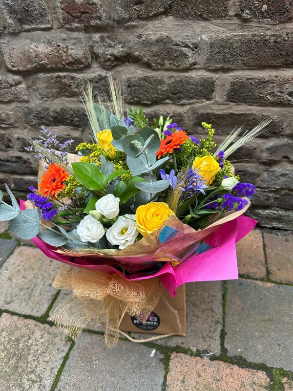 Flowers delivered to customer