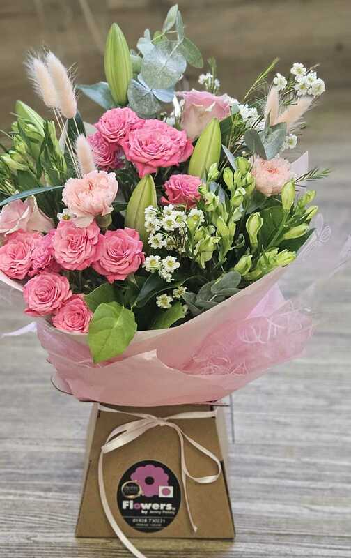 Flowers delivered to customer