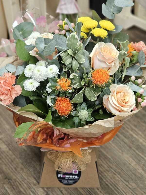 Flowers delivered to customer