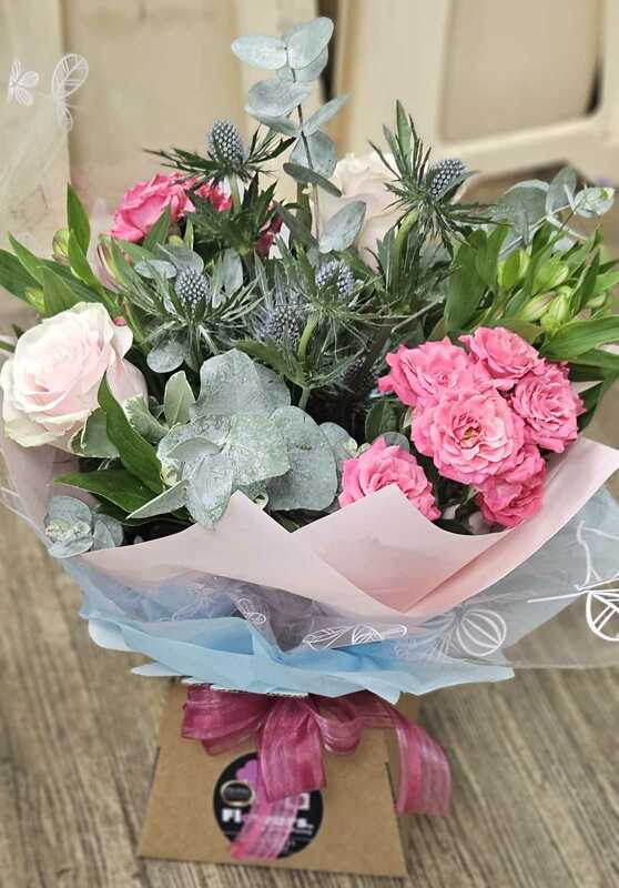 Flowers delivered to customer