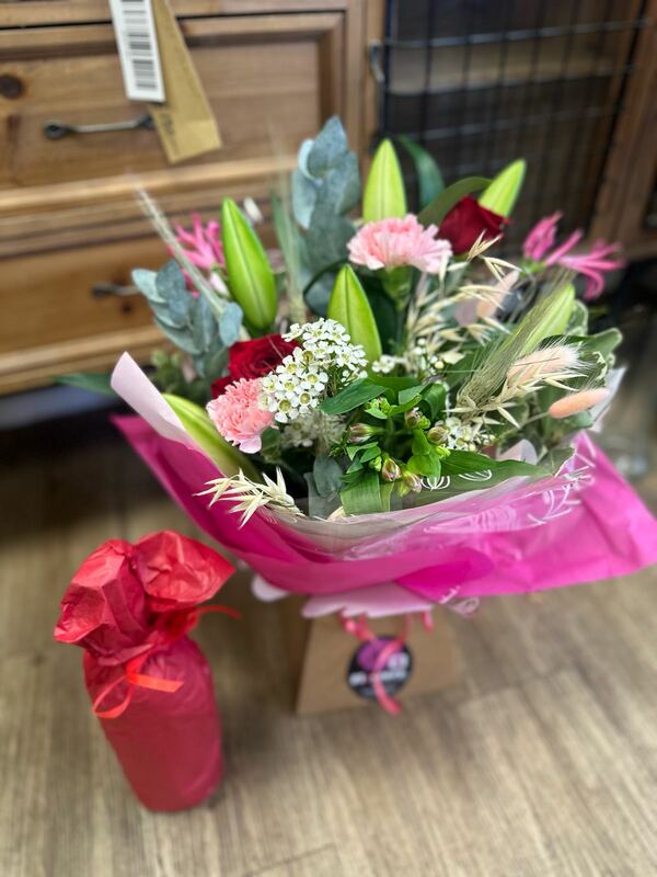 Flowers delivered to customer