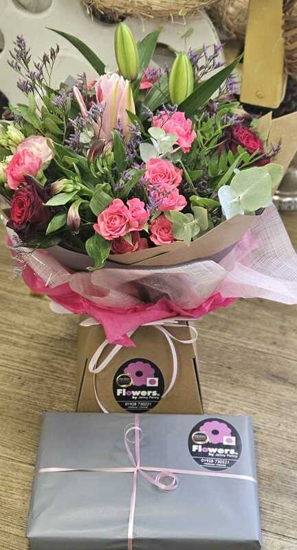 Flowers delivered to customer